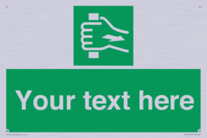 Custom Pull Bar Sign